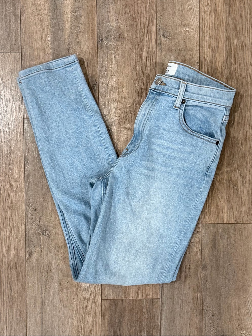 Reformation High-Rise Light Blue Skinny Jeans